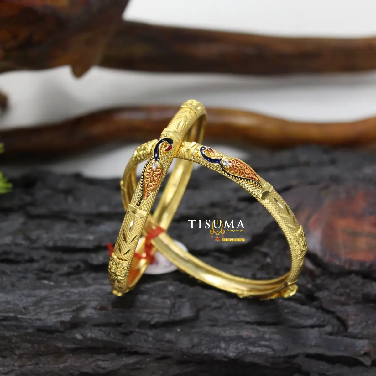 Micro Gold Sleek Bangles